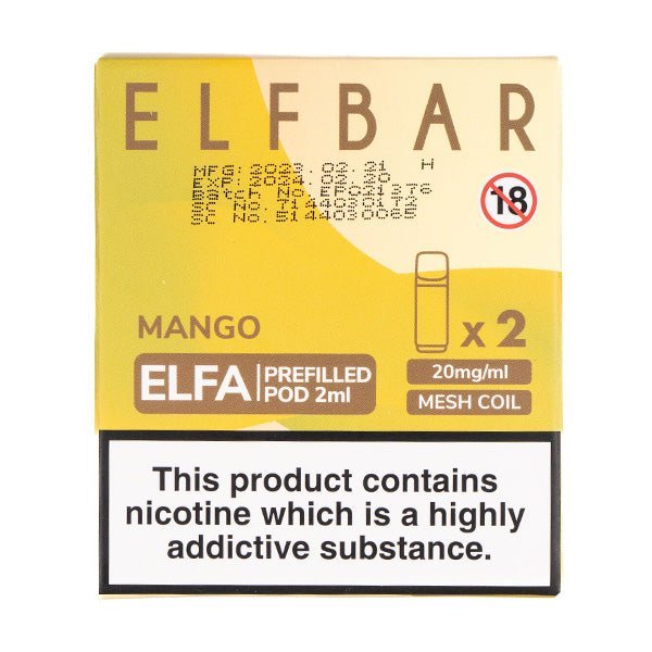 BUY 1 GET 1 FREE | Mango Elfa Prefilled Pods by Elf BarVAPE INDIA - Vape India