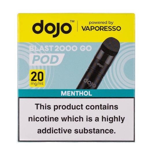 BUY 1 GET 1 FREE | Menthol Dojo Blast 2000 Go Prefilled Pod + Refill by VaporessoVAPE INDIA - Vape India