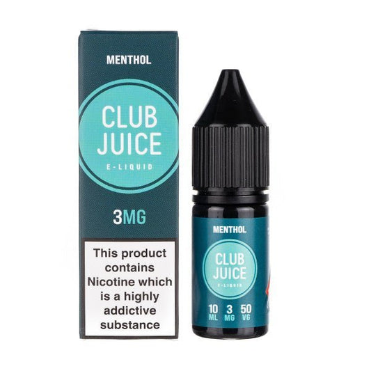 BUY 1 GET 1 FREE | Menthol E - Liquid by Club JuiceVAPE INDIA - Vape India