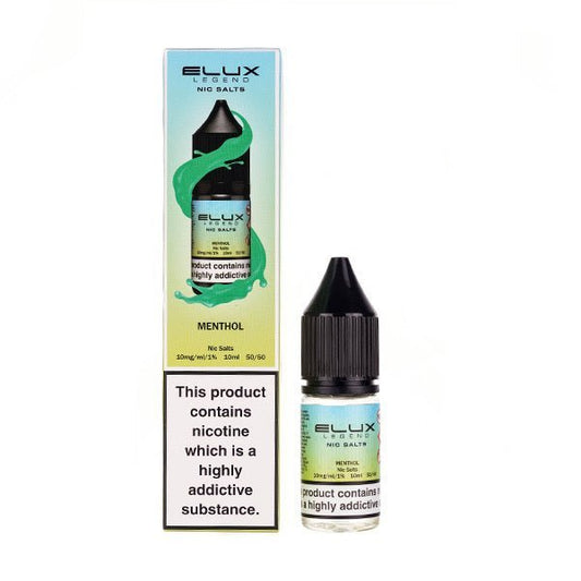 BUY 1 GET 1 FREE | Menthol Nic Salt E - Liquid by Elux LegendVAPE INDIA - Vape India