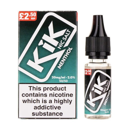 BUY 1 GET 1 FREE | Menthol Nic Salt E - Liquid by KikVAPE INDIA - Vape India