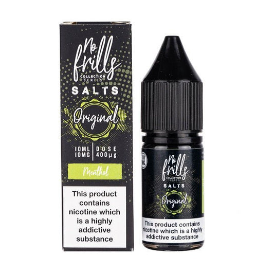 BUY 1 GET 1 FREE | Menthol Nic Salt E - Liquid by No Frills OriginalVAPE INDIA - Vape India