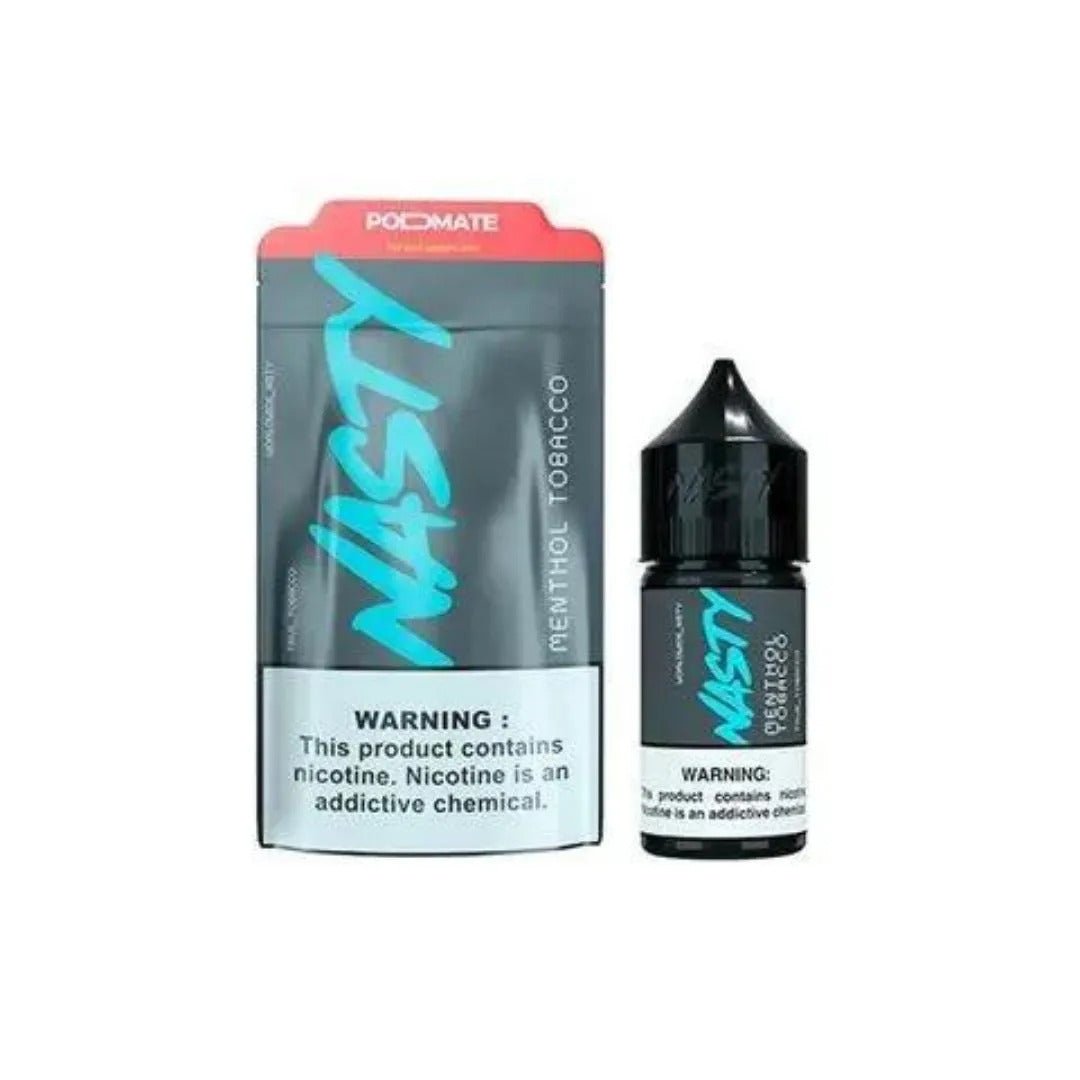 BUY 1 GET 1 FREE | Menthol Tobacco - Nasty Podmate Salt | 30ML Vape Juice | 35MG, 50MG | Vape India - Vape India