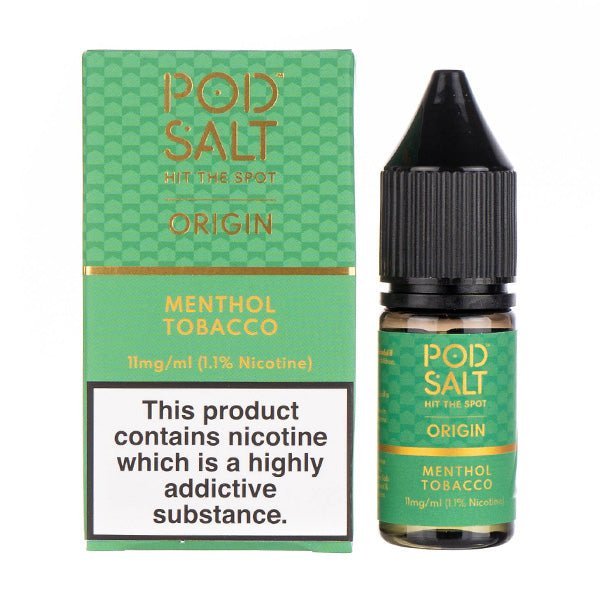 BUY 1 GET 1 FREE | Menthol Tobacco Nic Salt by Pod Salt OriginVAPE INDIA - Vape India