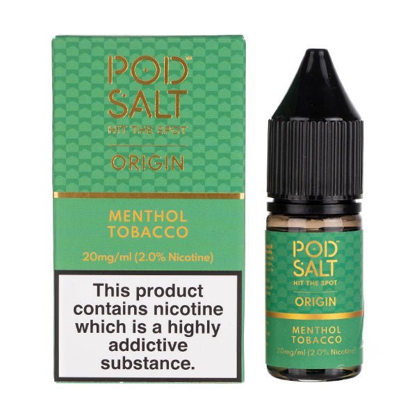 BUY 1 GET 1 FREE | Menthol Tobacco Nic Salt by Pod Salt OriginVAPE INDIA - Vape India