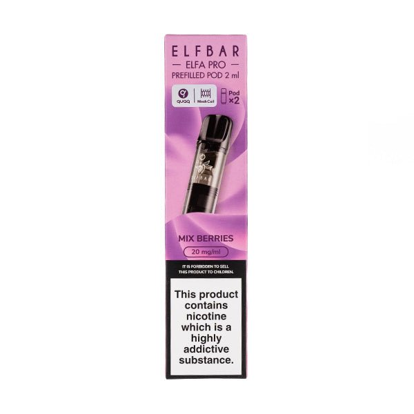BUY 1 GET 1 FREE | Mix Berries Elfa Pro Prefilled Pods by Elf BarVAPE INDIA - Vape India