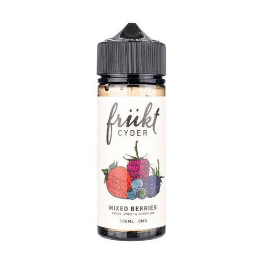 BUY 1 GET 1 FREE | Mixed Berries 100ml Shortfill E - Liquid by Frukt CyderVAPE INDIA - Vape India