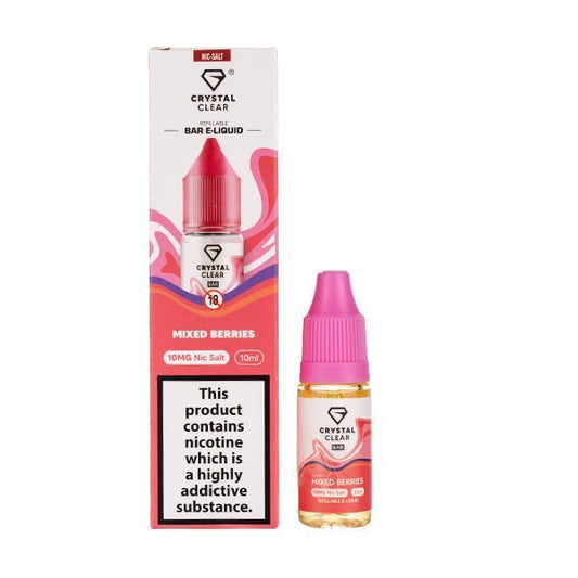 BUY 1 GET 1 FREE | Mixed Berries Nic Salt E - Liquid by Crystal ClearVAPE INDIA - Vape India