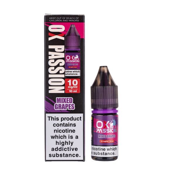BUY 1 GET 1 FREE | Mixed Grapes Nic Salt E - Liquid by Oxva Ox PassionVAPE INDIA - Vape India