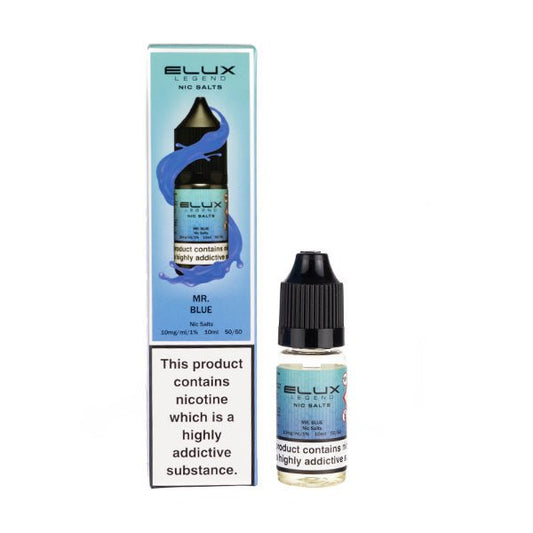 BUY 1 GET 1 FREE | Mr Blue Nic Salt E - Liquid by Elux LegendVAPE INDIA - Vape India