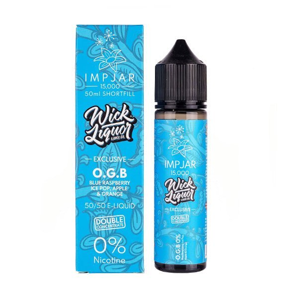 BUY 1 GET 1 FREE | O.G.B 50ml (50/50) Shortfill by Imp Jar & Wick LiquorVAPE INDIA - Vape India