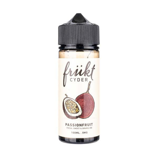 BUY 1 GET 1 FREE | Passionfruit 100ml Shortfill E - Liquid by Frukt CyderVAPE INDIA - Vape India