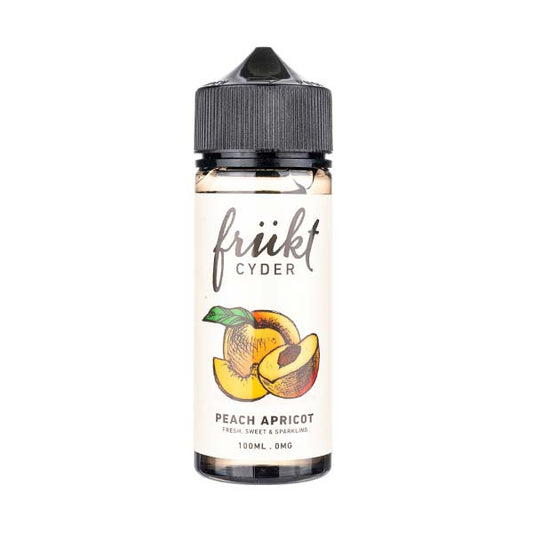 BUY 1 GET 1 FREE | Peach Apricot 100ml Shortfill E - Liquid by Frukt CyderVAPE INDIA - Vape India