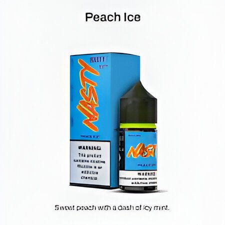 BUY 1 GET 1 FREE | Peach Ice - NASTY LIQ | 30ML Vape Juice | 35MG, 50MG | Vape India - Vape India
