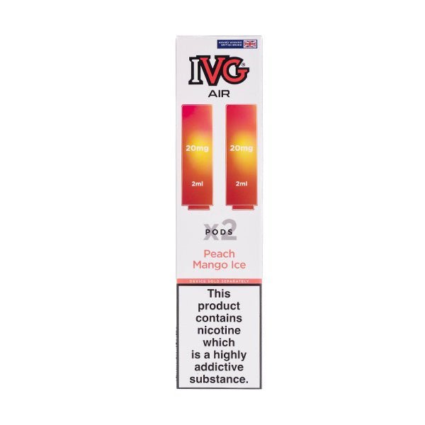 BUY 1 GET 1 FREE | Peach Mango Ice IVG Air Pro Prefilled PodsVAPE INDIA - Vape India