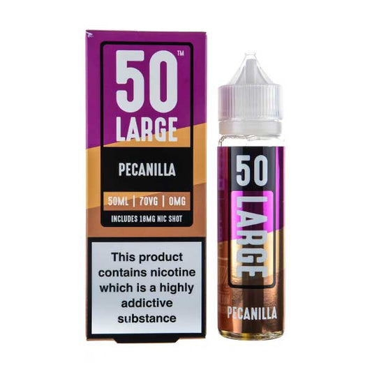 BUY 1 GET 1 FREE | Pecanilla 50ml Shortfill E - Liquid by 50 LargeVAPE INDIA - Vape India