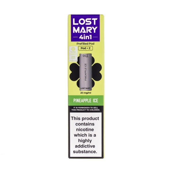 BUY 1 GET 1 FREE | Pineapple Ice 4 - in - 1 Prefilled Pods by Lost MaryVAPE INDIA - Vape India