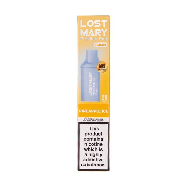 BUY 1 GET 1 FREE | Pineapple Ice BM600 Prefilled Pods by Lost MaryVAPE INDIA - Vape India