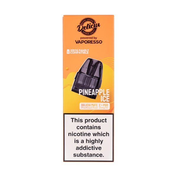 BUY 1 GET 1 FREE | Pineapple Ice Deliciu Mate Prefilled Pods by DeliciuVAPE INDIA - Vape India