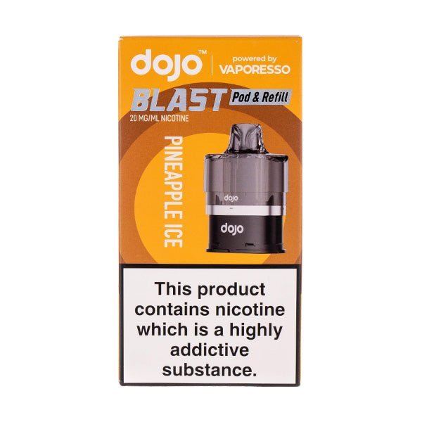 BUY 1 GET 1 FREE | Pineapple Ice Dojo Blast 6000 Prefilled Pod + Refill by VaporessoVAPE INDIA - Vape India