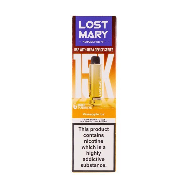 BUY 1 GET 1 FREE | Pineapple Ice Nera 15k Prefilled Pod + Refill by Lost MaryVAPE INDIA - Vape India