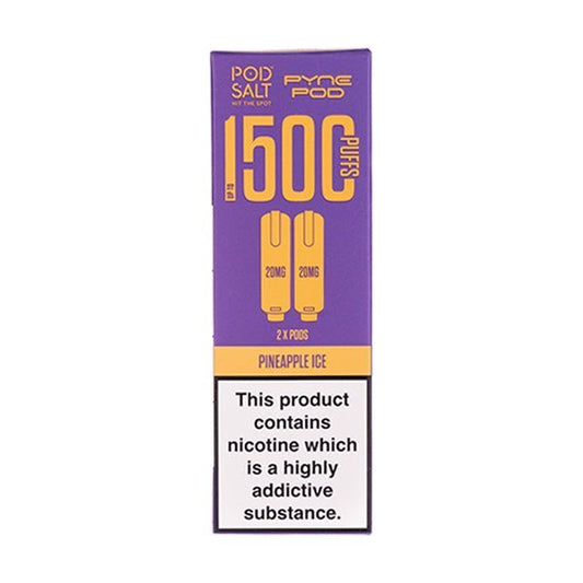 BUY 1 GET 1 FREE | Pineapple Ice Pod Salt 2 - in - 1 Prefilled Pods by Pyne PodVAPE INDIA - Vape India