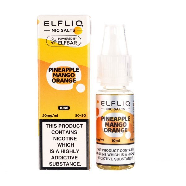 BUY 1 GET 1 FREE | Pineapple Mango Orange Nic Salt E - Liquid by Elf Bar ELFLIQVAPE INDIA - Vape India