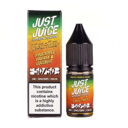 BUY 1 GET 1 FREE | Pineapple Papaya & Coconut 50/50 E - Liquid by Just JuiceVAPE INDIA - Vape India