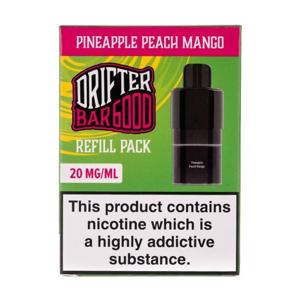 BUY 1 GET 1 FREE | Pineapple Peach Mango Drifter 6000 Prefilled Pod + Refill by DrifterVAPE INDIA - Vape India