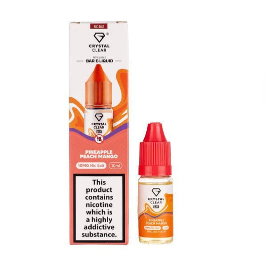 BUY 1 GET 1 FREE | Pineapple Peach Mango Nic Salt E - Liquid by Crystal ClearVAPE INDIA - Vape India