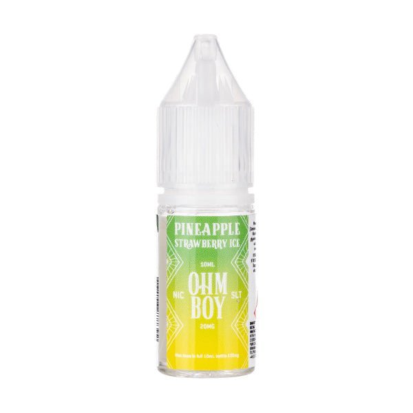 BUY 1 GET 1 FREE | Pineapple Strawberry Ice Nic Salt E - Liquid by Ohm Boy SLTVAPE INDIA - Vape India