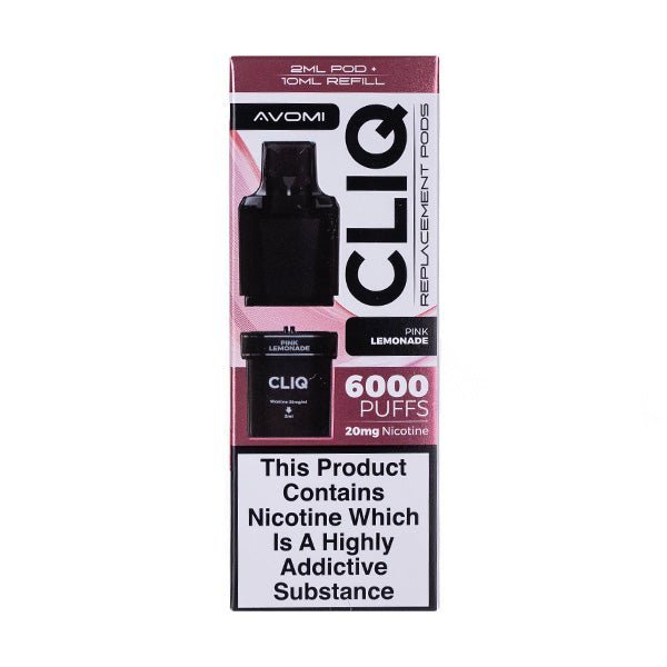 BUY 1 GET 1 FREE | Pink Lemonade Cliq 6000 Prefilled Pod + Refill by AvomiVAPE INDIA - Vape India