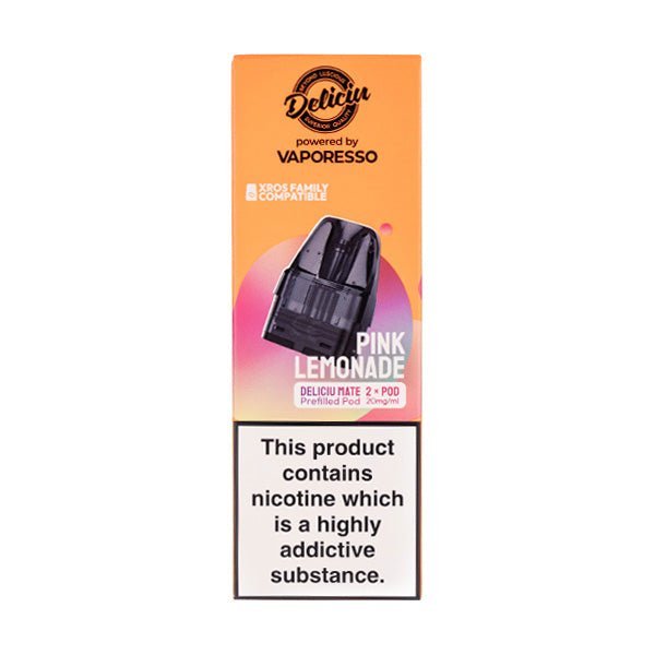 BUY 1 GET 1 FREE | Pink Lemonade Deliciu Mate Prefilled Pods by DeliciuVAPE INDIA - Vape India