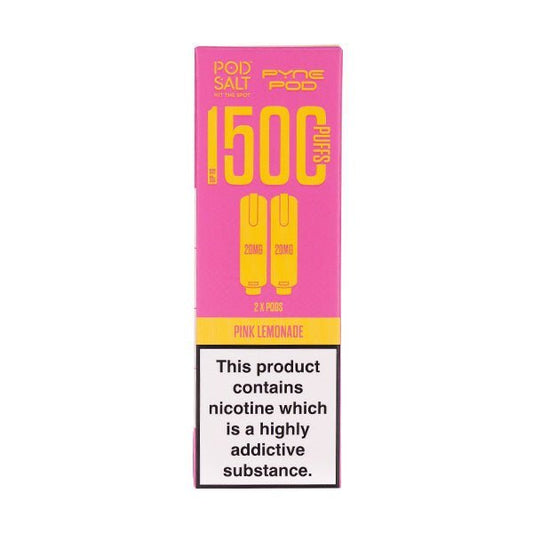 BUY 1 GET 1 FREE | Pink Lemonade Pod Salt 2 - in - 1 Prefilled Pods by Pyne PodVAPE INDIA - Vape India