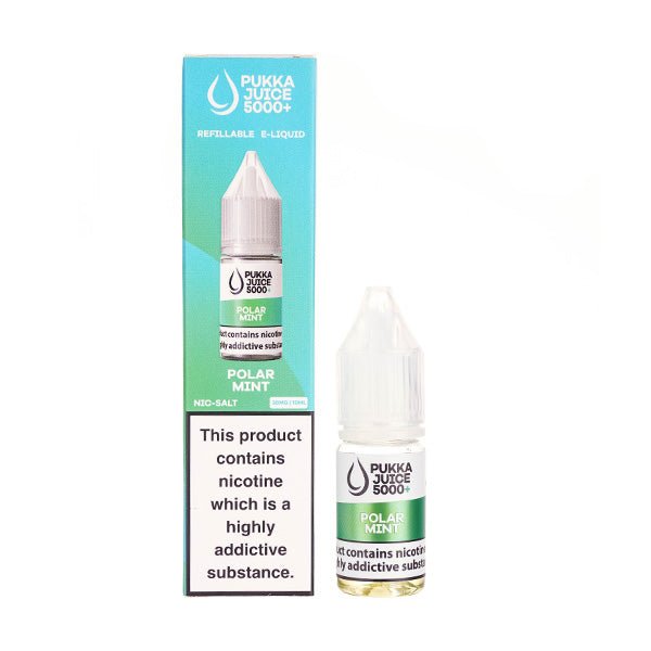 BUY 1 GET 1 FREE | Polar Mint Nic Salt E - Liquid by Pukka Juice 5000+VAPE INDIA - Vape India