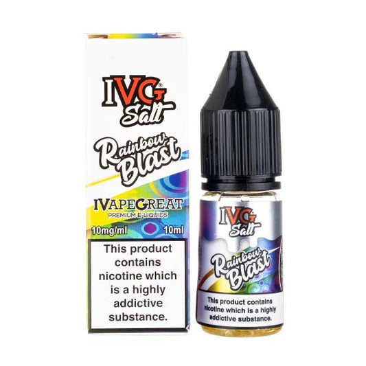 BUY 1 GET 1 FREE | Rainbow Blast Nic Salt E - Liquid by IVGVAPE INDIA - Vape India