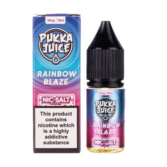 BUY 1 GET 1 FREE | Rainbow Blaze Nic Salt E - Liquid by Pukka JuiceVAPE INDIA - Vape India