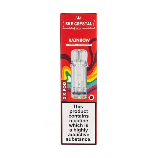 BUY 1 GET 1 FREE | Rainbow Crystal Plus Prefilled Pods by SKEVAPE INDIA - Vape India