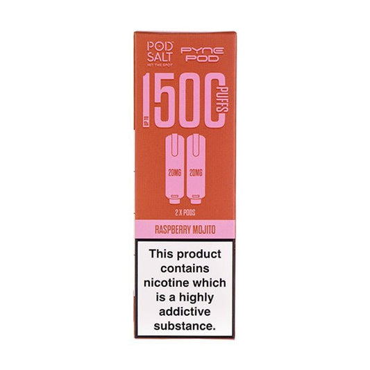 BUY 1 GET 1 FREE | Raspberry Mojito Pod Salt 2 - in - 1 Prefilled Pods by Pyne PodVAPE INDIA - Vape India