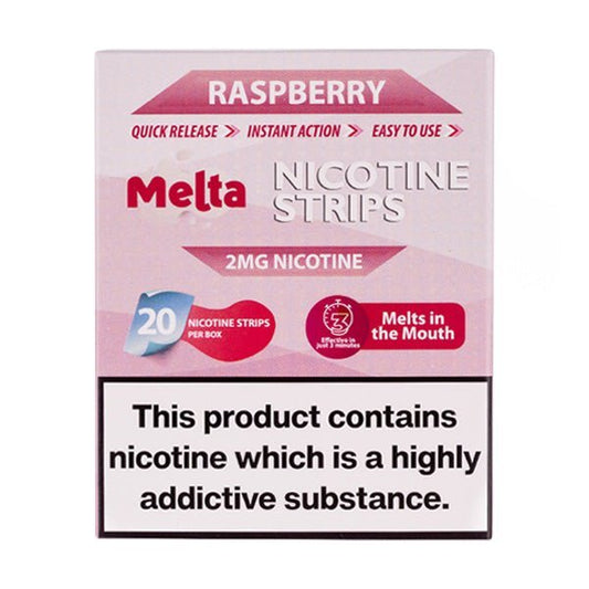 BUY 1 GET 1 FREE | Raspberry Nicotine Strips by MeltaVAPE INDIA - Vape India