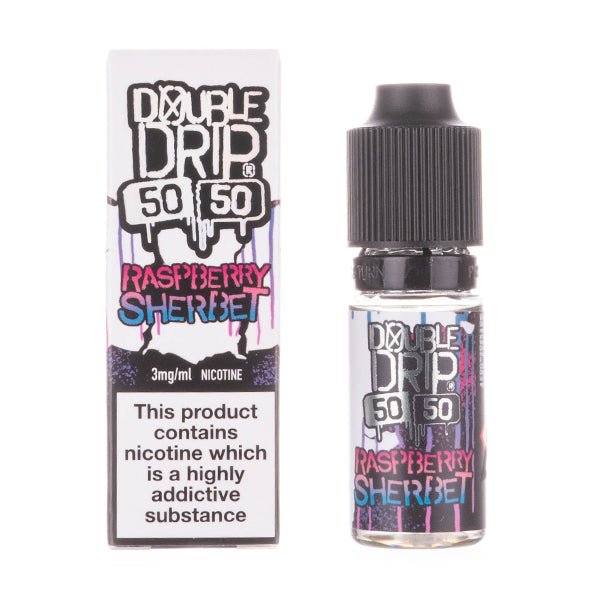 BUY 1 GET 1 FREE | Raspberry Sherbet 50 - 50 E - Liquid by Double DripVAPE INDIA - Vape India