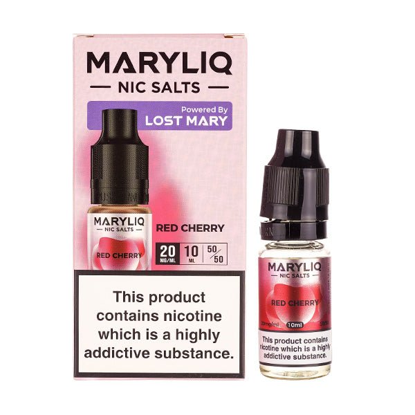 BUY 1 GET 1 FREE | Red Cherry Nic Salt E - Liquid by Lost Mary MaryliqVAPE INDIA - Vape India