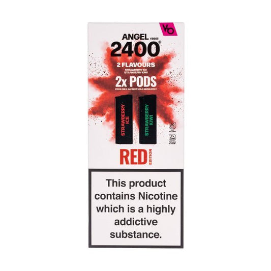 BUY 1 GET 1 FREE | Red Edition 1 Vapes Bar Angel 2400 Prefilled PodsVAPE INDIA - Vape India