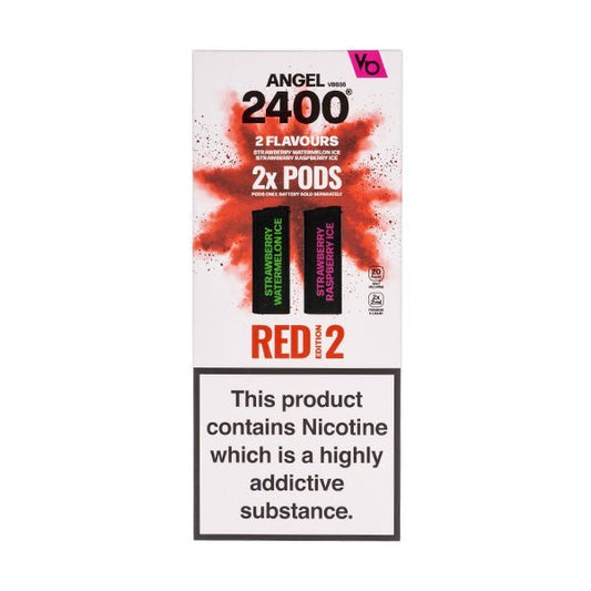 BUY 1 GET 1 FREE | Red Edition 2 Vapes Bar Angel 2400 Prefilled PodsVAPE INDIA - Vape India