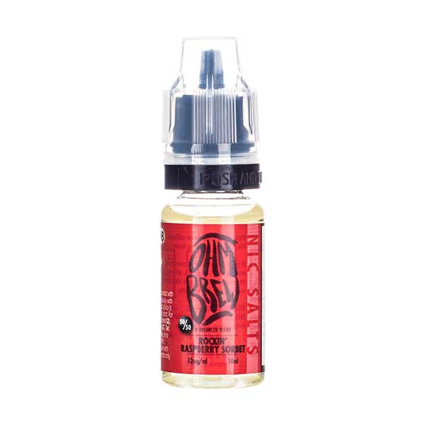 BUY 1 GET 1 FREE | Rockin Raspberry Sorbet Nic Salt E - Liquid by Ohm BrewVAPE INDIA - Vape India