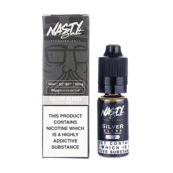 BUY 1 GET 1 FREE | Silver Blend Nic Salt E - Liquid by Nasty JuiceVAPE INDIA - Vape India