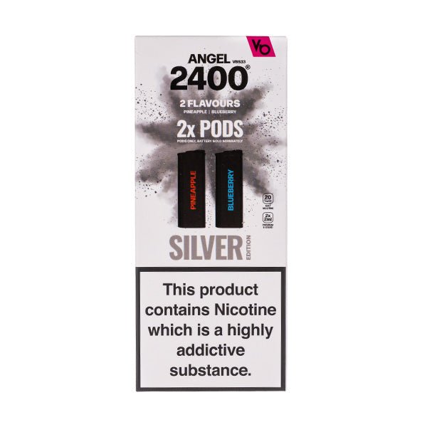 BUY 1 GET 1 FREE | Silver Edition 1 Vapes Bar Angel 2400 Prefilled PodsVAPE INDIA - Vape India