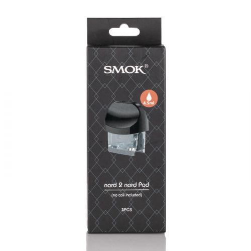 BUY 1 GET 1 FREE | SMOK Nord 2 Replacement Empty Pod Cartridge 4.5ml (3pcs/pack) India | Vape India - Vape India
