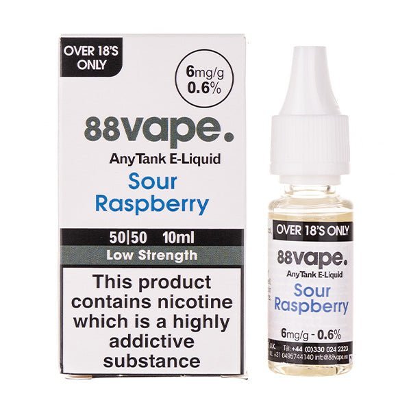 BUY 1 GET 1 FREE | Sour Raspberry 50/50 E - Liquid by 88VapeVAPE INDIA - Vape India