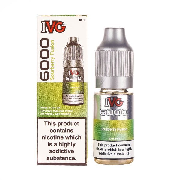 BUY 1 GET 1 FREE | Sourberry Fusion Nic Salt E - Liquid by IVG 6000VAPE INDIA - Vape India